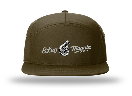 Turbo Logo Embroidered 7-Panel Cap