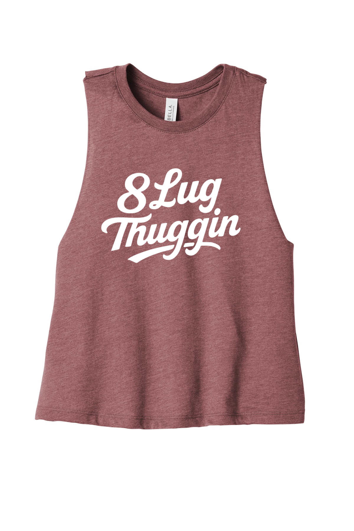 Logo Ladies Racerback Cropped Tank