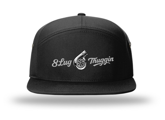 Turbo Logo Embroidered 7-Panel Cap