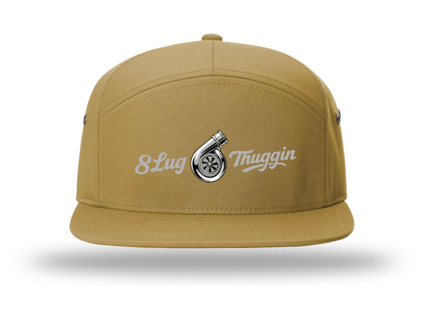 Turbo Logo Embroidered 7-Panel Cap