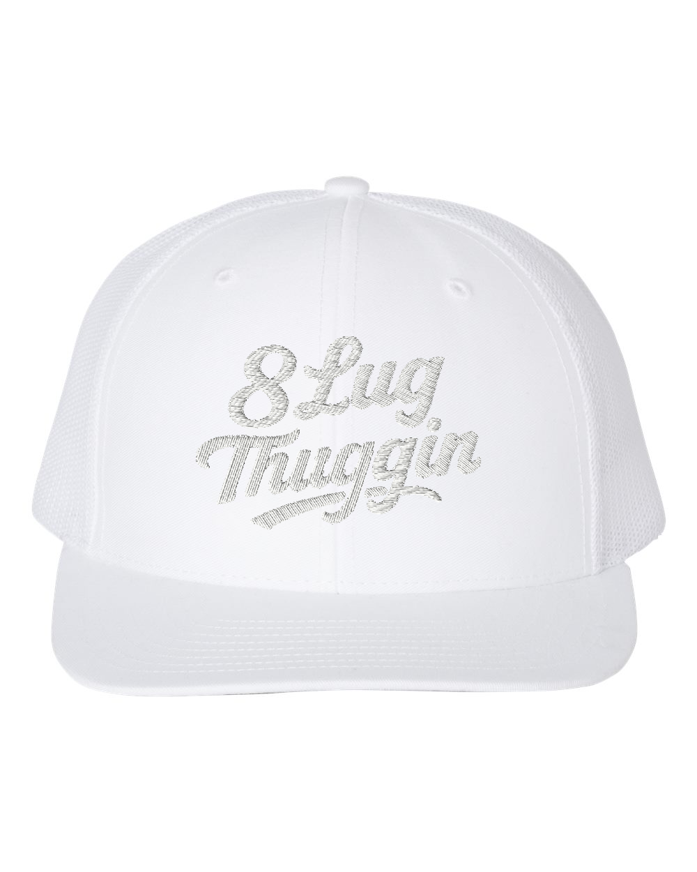 Logo Embroidered Snapback Trucker Cap