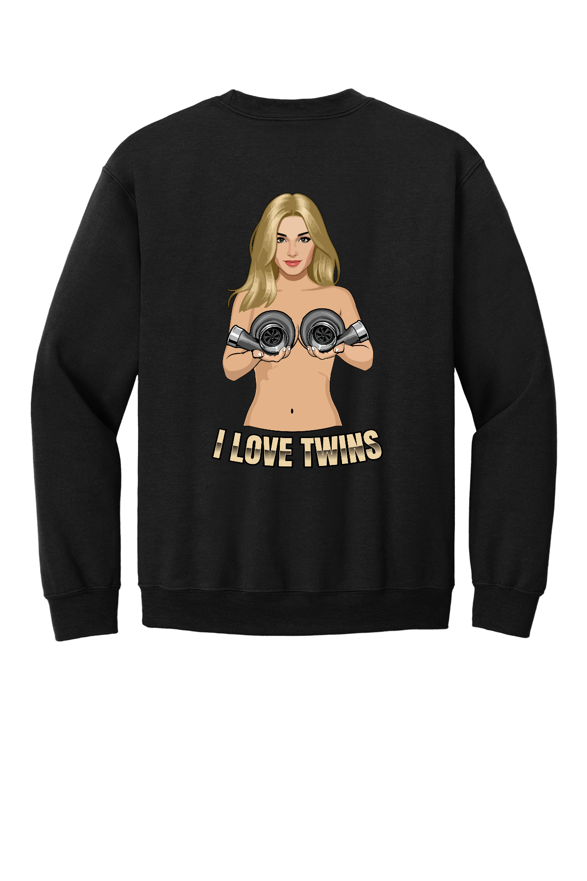 I Love Twins Crewneck Sweatshirt