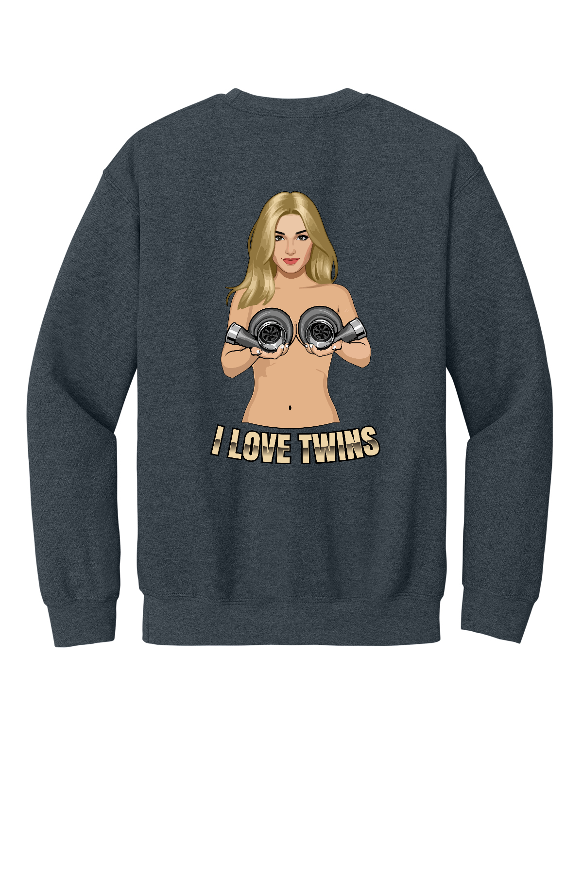 I Love Twins Crewneck Sweatshirt