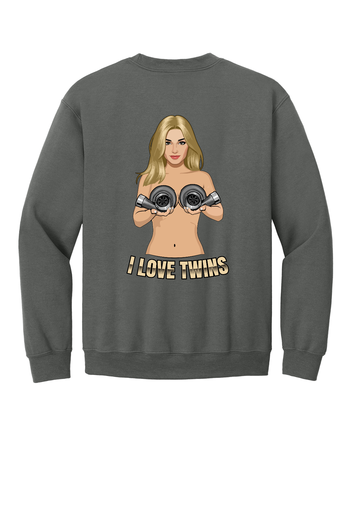 I Love Twins Crewneck Sweatshirt