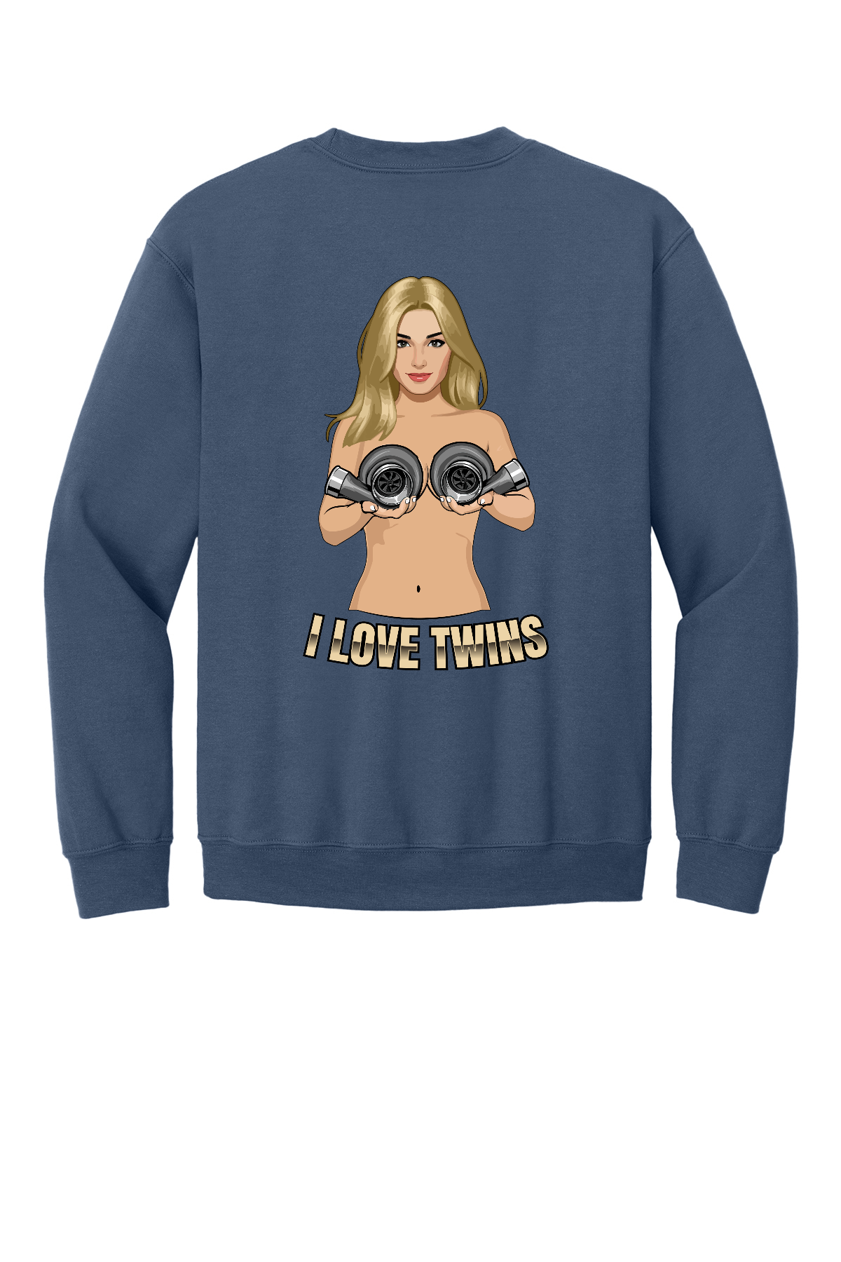 I Love Twins Crewneck Sweatshirt