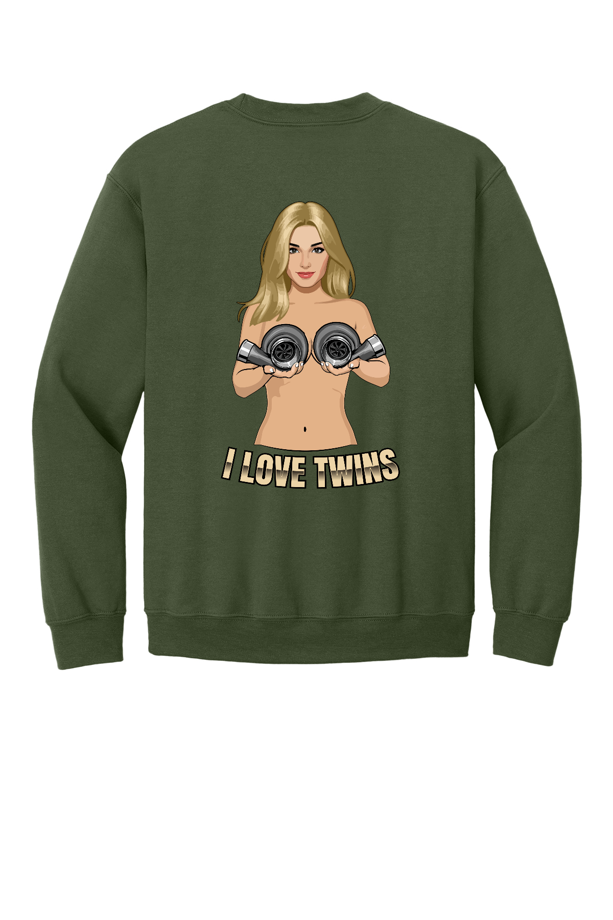 I Love Twins Crewneck Sweatshirt