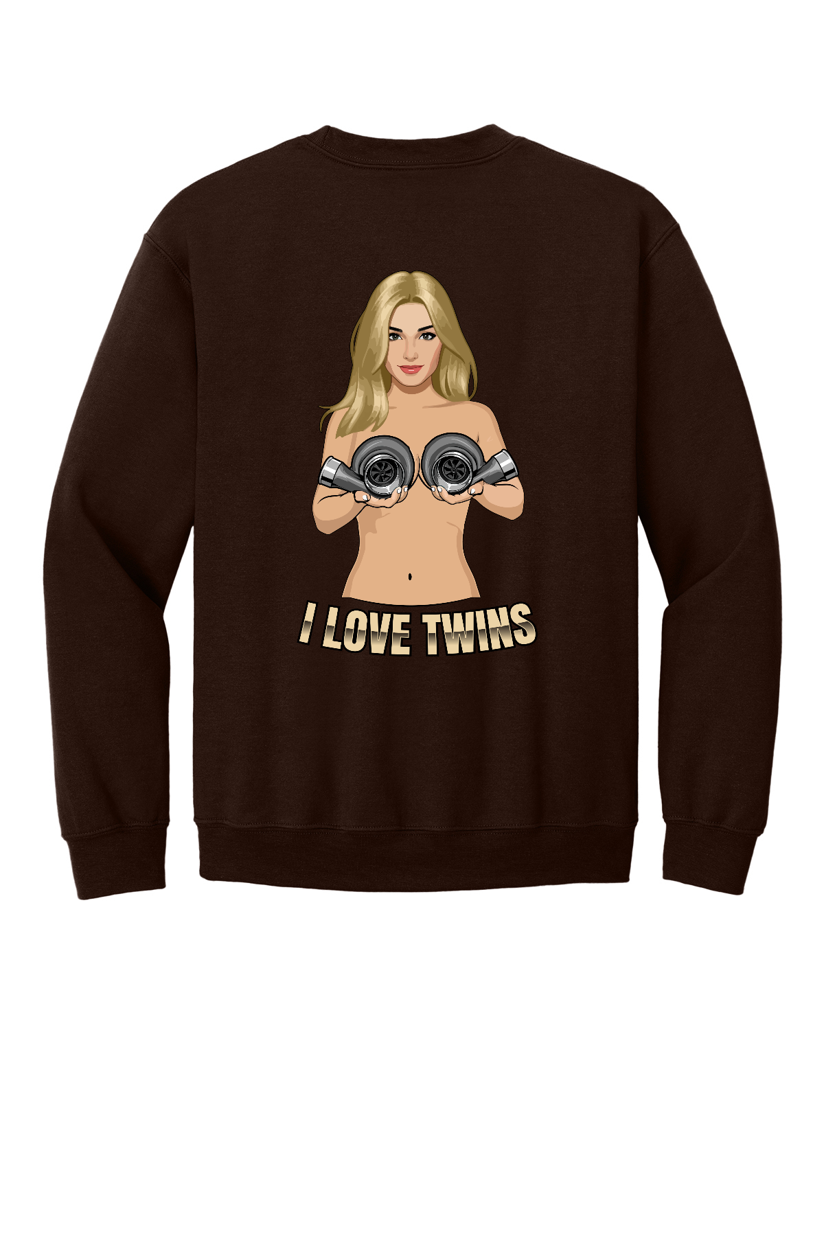 I Love Twins Crewneck Sweatshirt