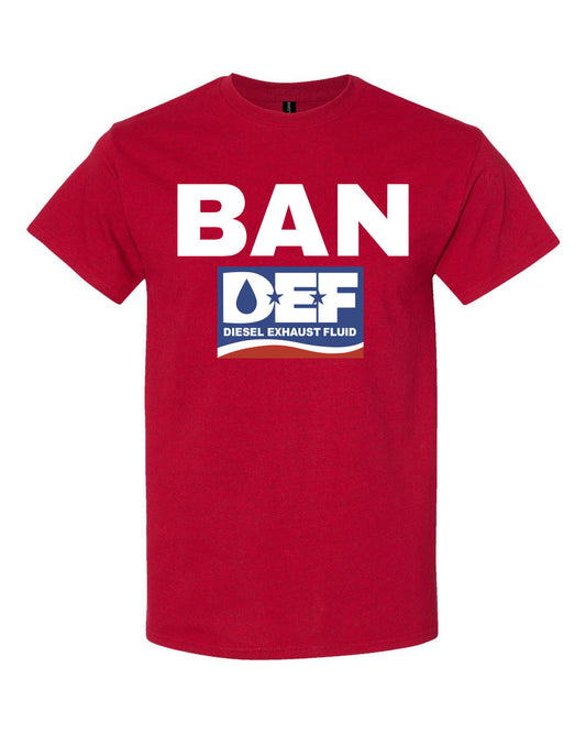"Ban DEF" Cotton T-Shirt